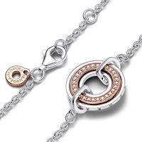 Bracciale Pandora Donna Pandora Signature in Argento 582741C01 - 582741C01-16